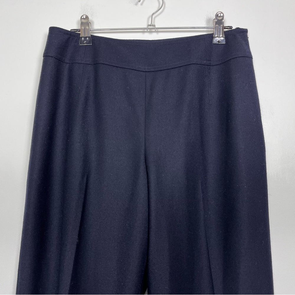 Vintage Talbots Petites Navy Wool Dress‎ Pants Trousers Lined Size 6 Bi-Stretch - Picture 3 of 10